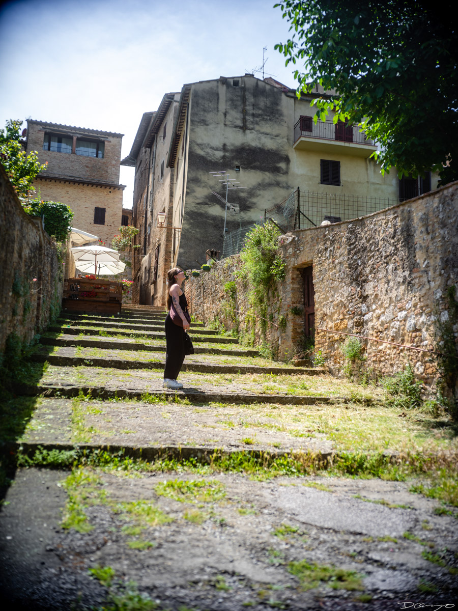 Photos from a trip through Italy in Summer of 2023. Locations include Rome, Florence, Tuscany, Castello di Bossi in Chianti, Siena, San Gimignano, Sirmione on Lake Garda, Bologna, Gudon, Italian Dolomites, Seceda, Cadini di Misurina, and Venice.